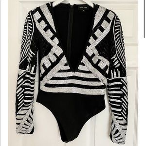 Embellished bodysuit